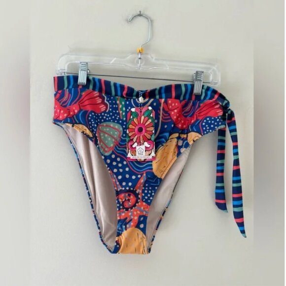 Farm Rio NWT Anthropologie Bikini Bottom size L - Picture 3 of 9